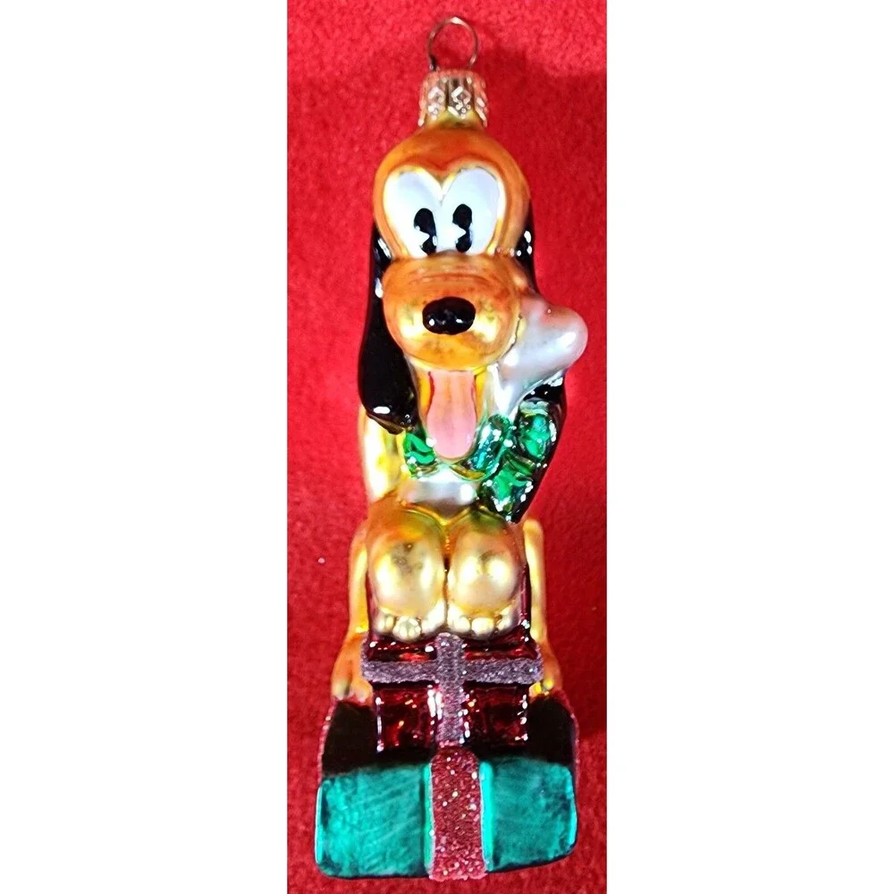 Christopher Radko 1996 NOEL PLUTO Disney Mickey & Co Ltd Edition with tag & Box